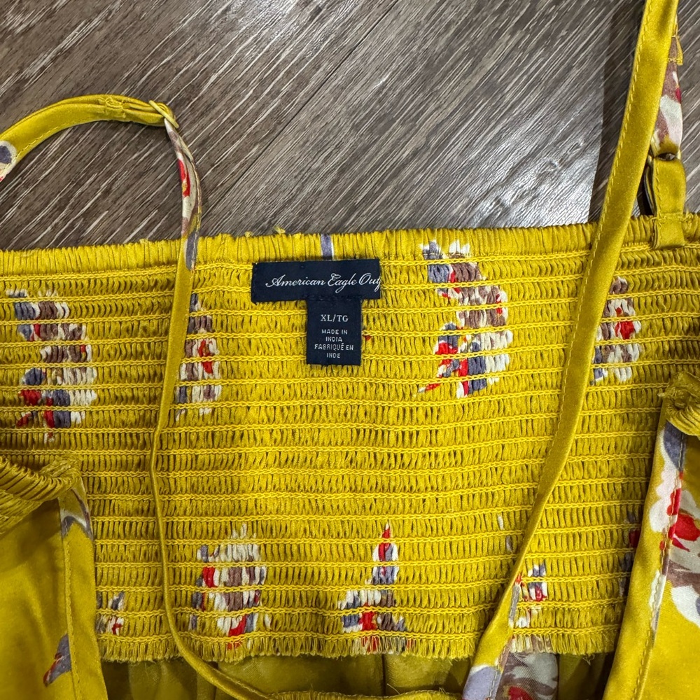 American Eagle Outfitters Yellow Floral Camisole - Picture 4 of 4